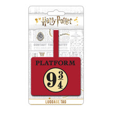 Load image into Gallery viewer, Harry Potter Platform 9 3/4 Luggage Tag with Write-On Address Label