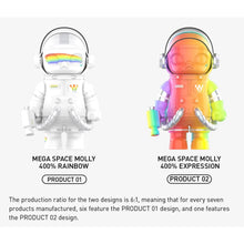 画像をギャラリービューアに読み込む, Pop Mart Molly 400% レインボーシークレットエディション - 新品、内容確認のため一度だけ開封済み