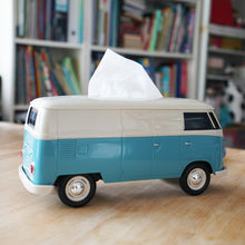 將圖片載入圖庫檢視器 【2021 New 2 Tones Limited Edition】Official licensed Classic Blue Two Tone VW T1 Bus Multi-functional Box,  1:16 scale
