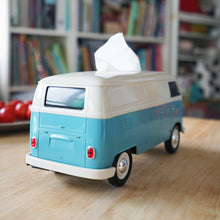 將圖片載入圖庫檢視器 【2021 New 2 Tones Limited Edition】Official licensed Classic Blue Two Tone VW T1 Bus Multi-functional Box,  1:16 scale