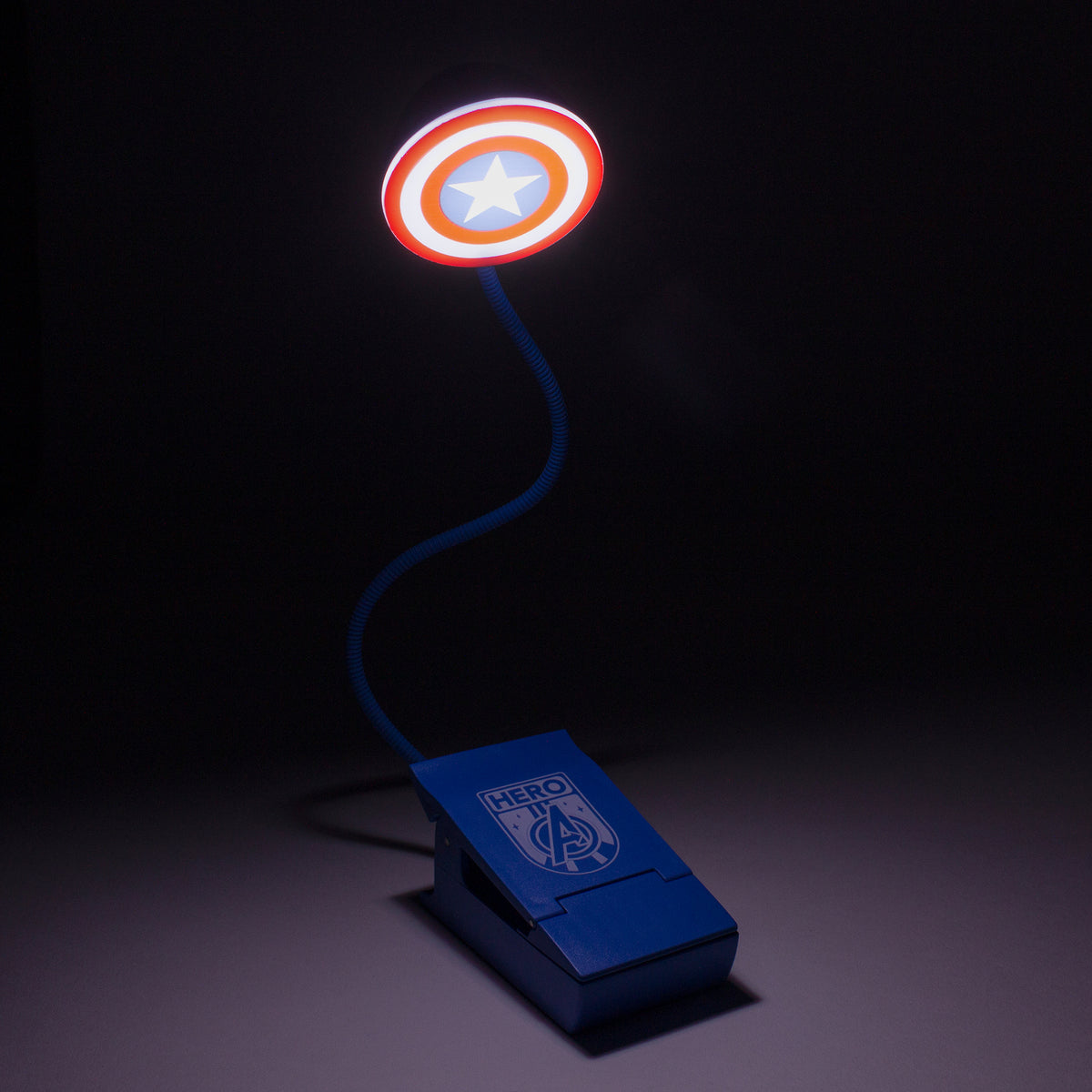 Officially Licensed Marvel Captain America Clip On Book Light