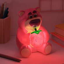 將圖片載入圖庫檢視器 官方授權二合一 Lotso勞蘇草莓熊GloBuddies 3D立體變色燈造型
