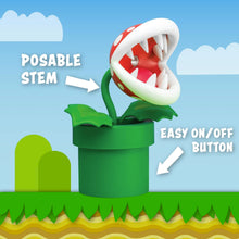 画像をギャラリービューアに読み込む, Officially Licensed Nintendo XS Piranha Plant Posable Lamp
