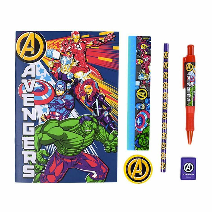 公式ライセンス取得のMarvel Avengers 6-in-1 ステーショナリーセット