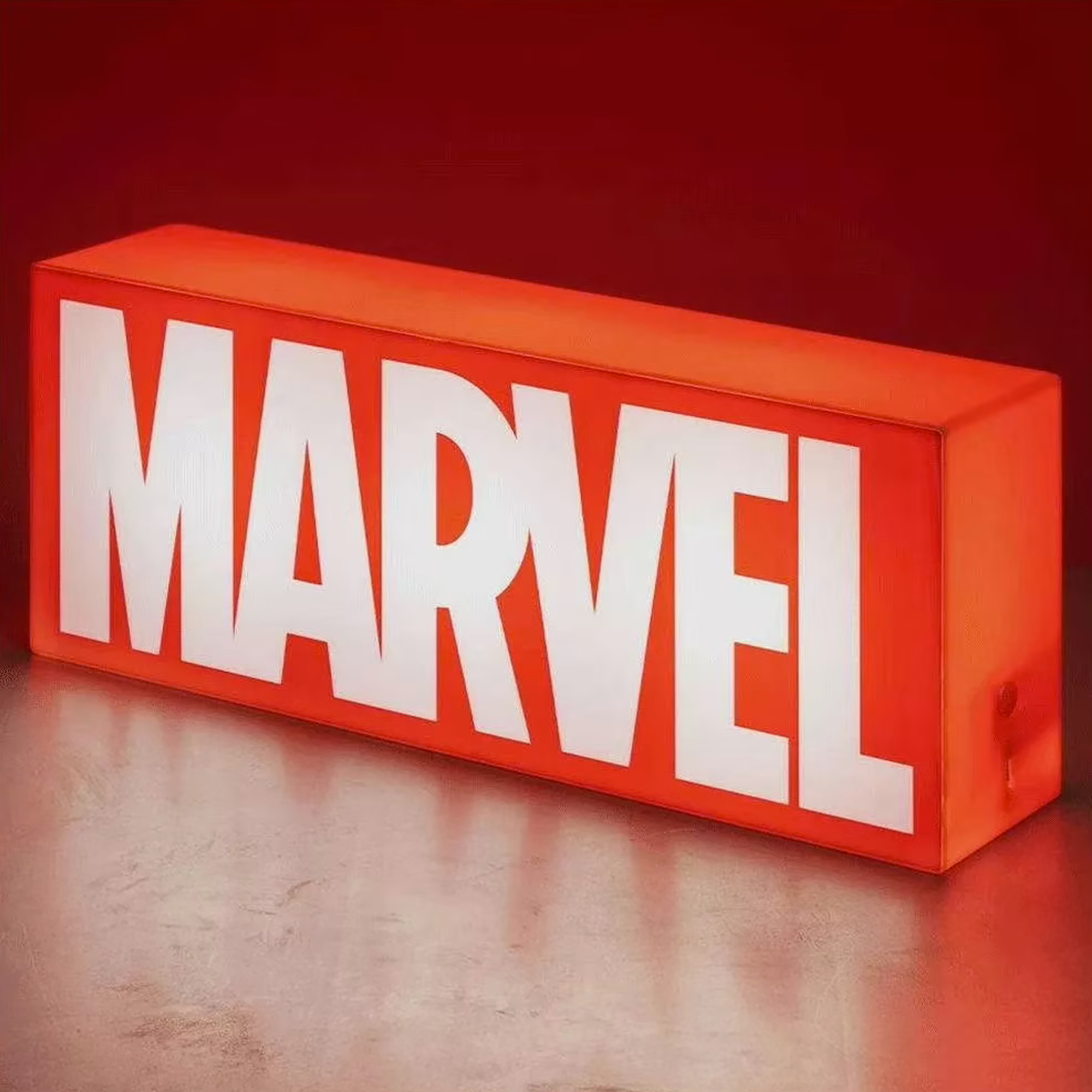 Marvel logo outlet light