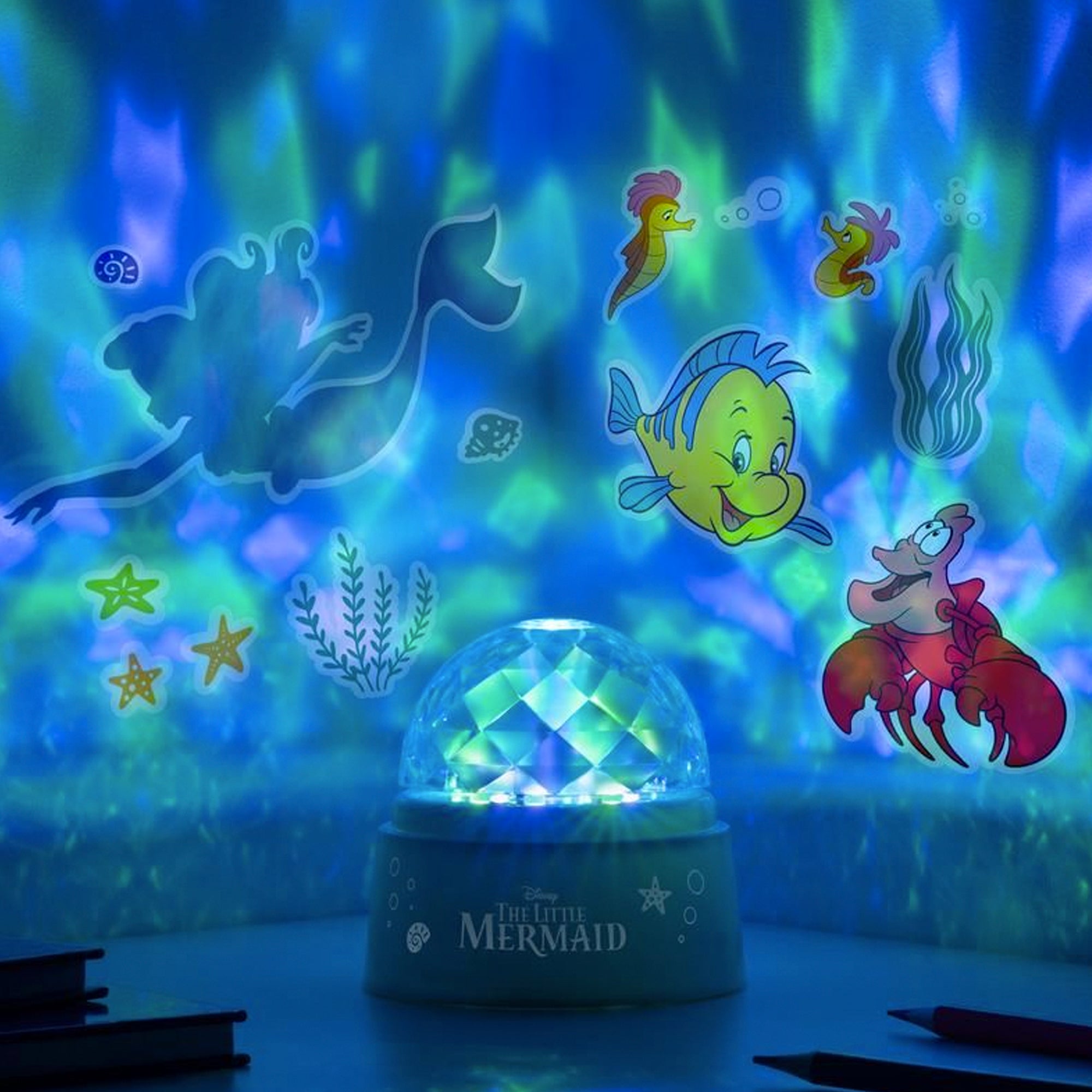 Paladone Little Mermaid Projection Light and Decals Set